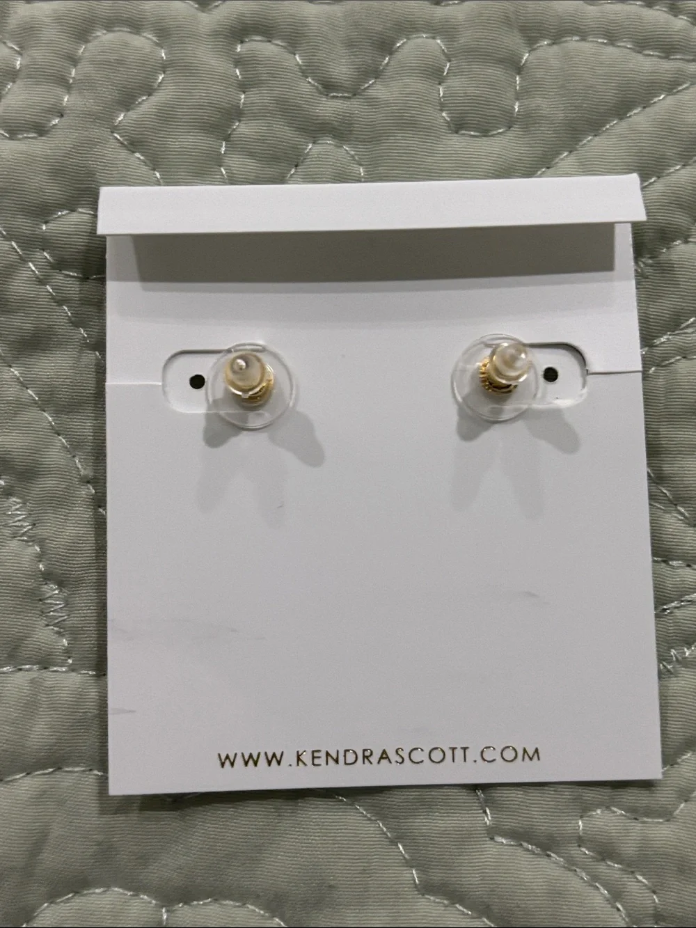 Kendra Scott Iridescent Orange Butterfly Stud Earrings